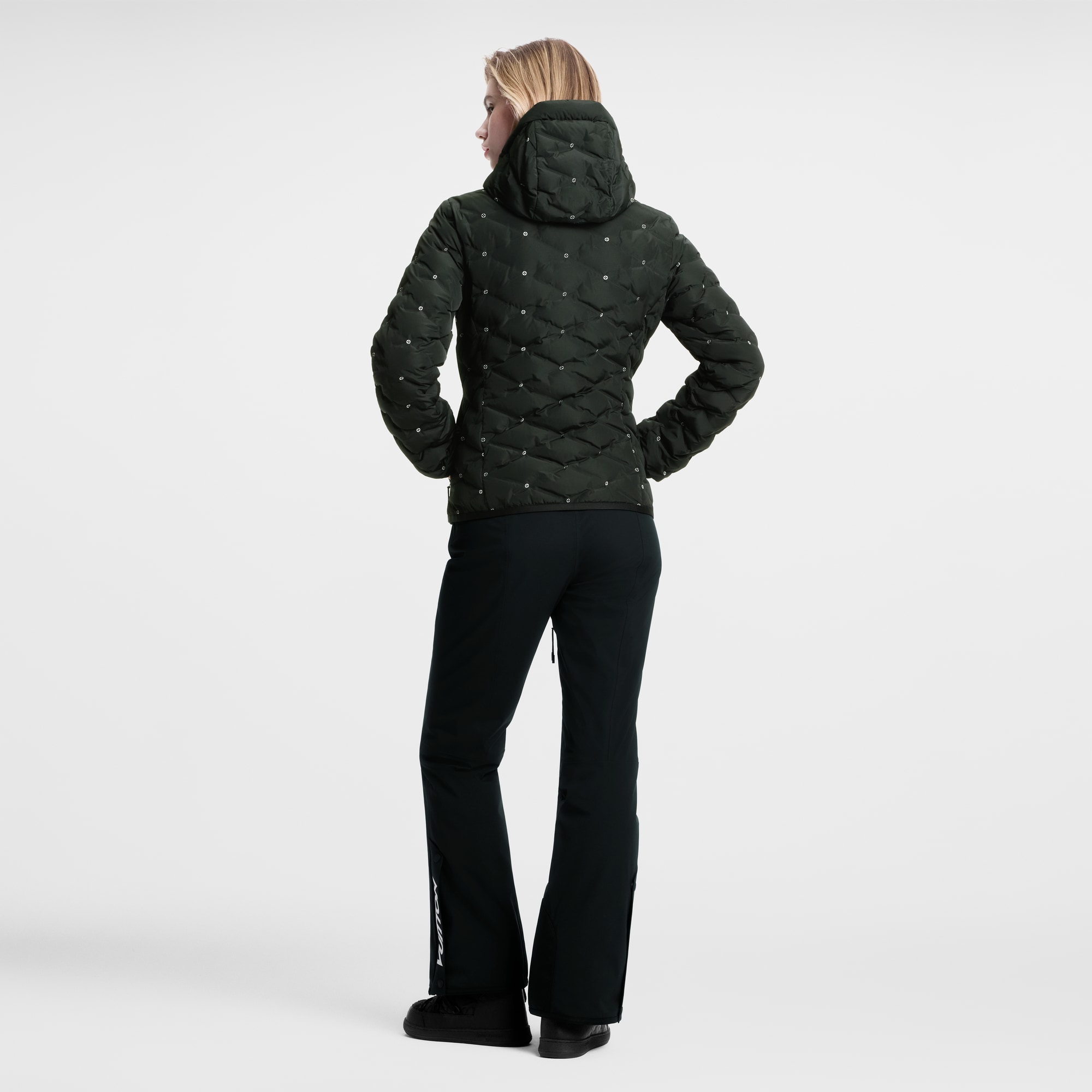 Monogram Flower Quilted Jacket  in Women