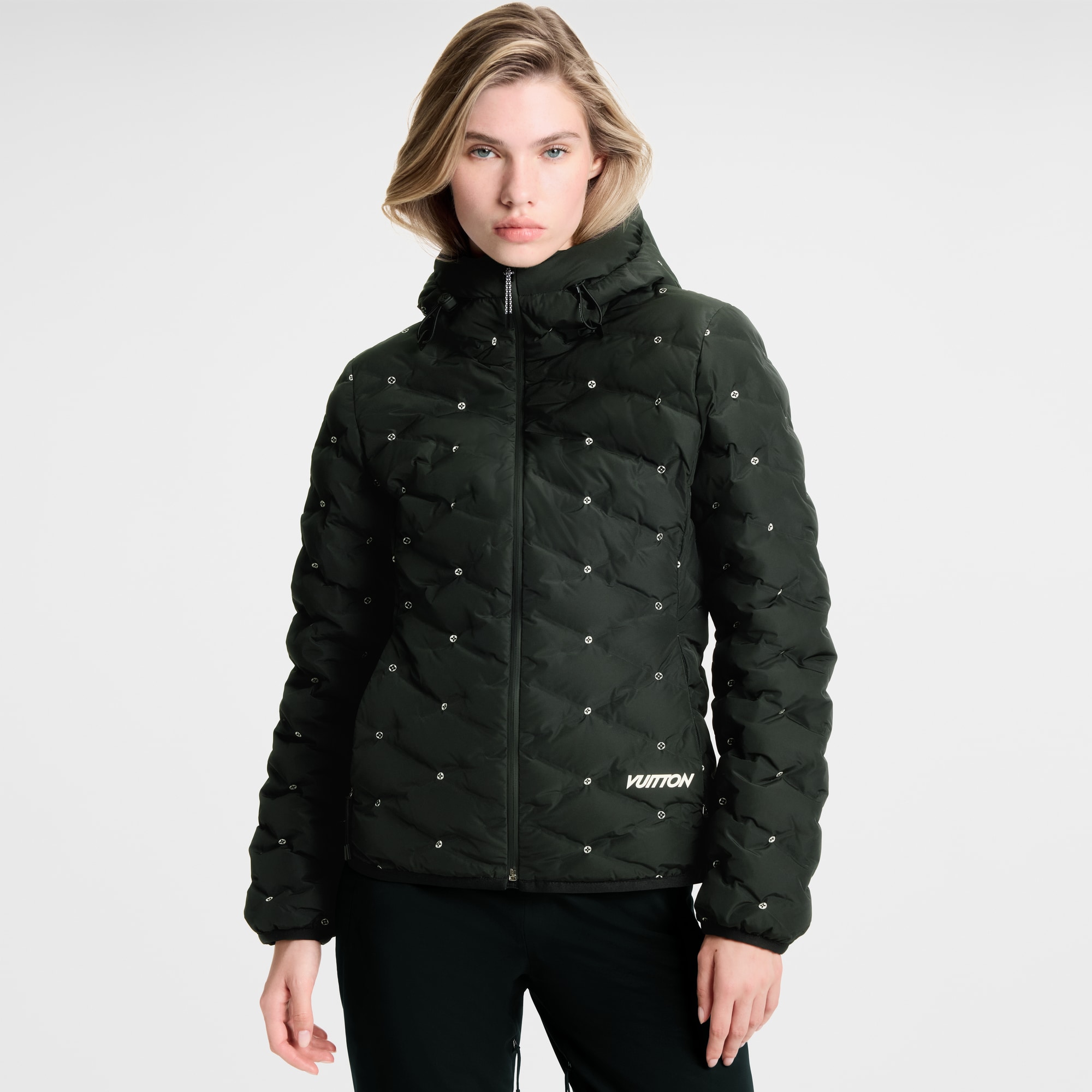 Monogram Flower Quilted Jacket  in Women