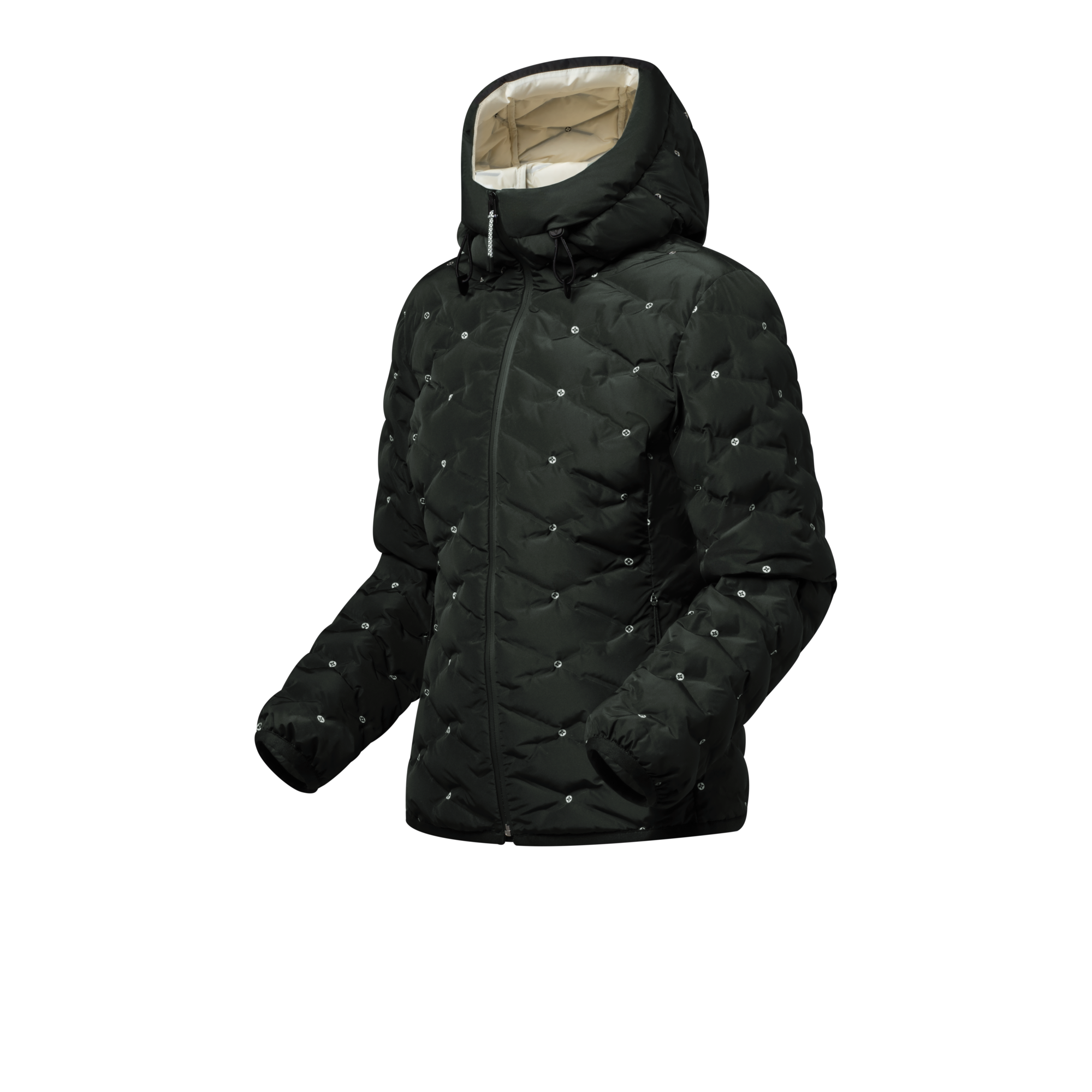 Monogram Flower Quilted Jacket  in Women