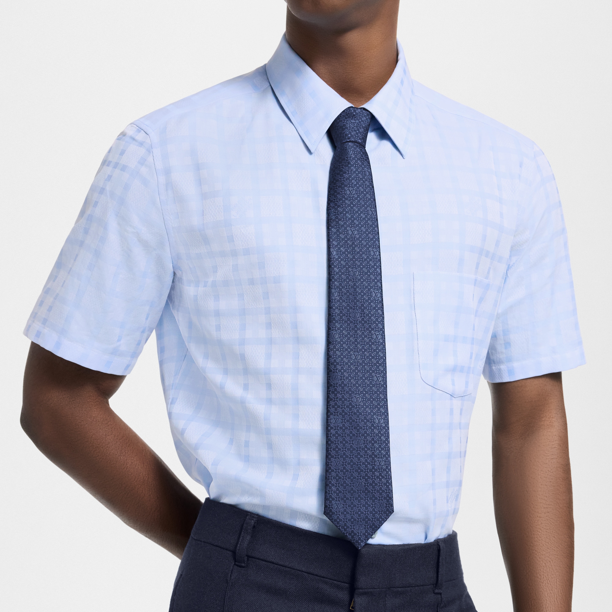 Monogram Flower Tie S00 in Men