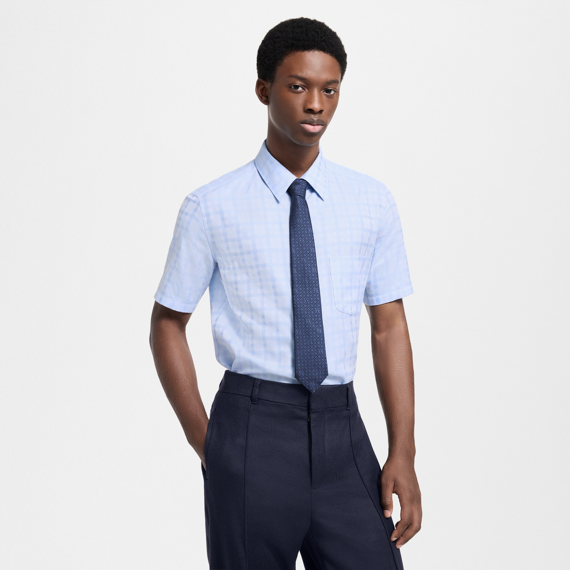 Monogram Flower Tie S00 in Men