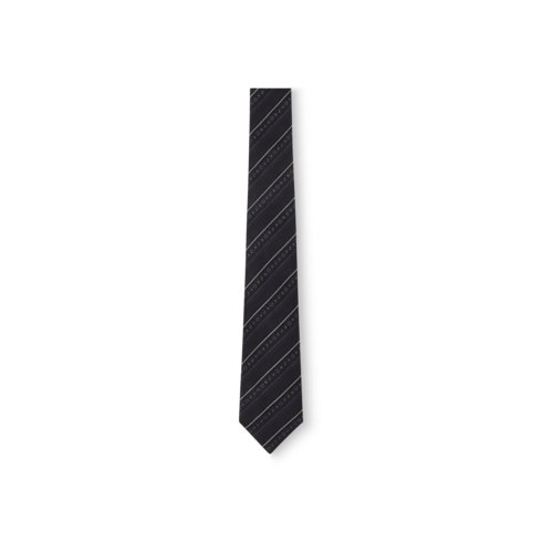 Monogram Flowstripes Tie front view