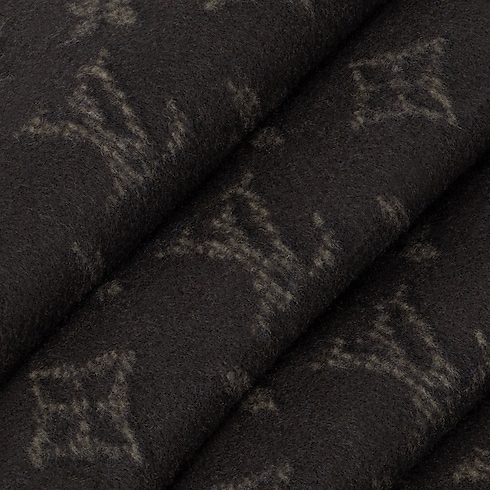 Monogram Heritage Double Face Scarf detail view