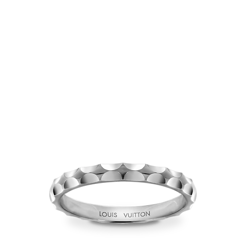 Monogram Infini wedding band, white gold in Jewelry's Categories All Fine Jewelry collections by Louis Vuitton (Product zoom)