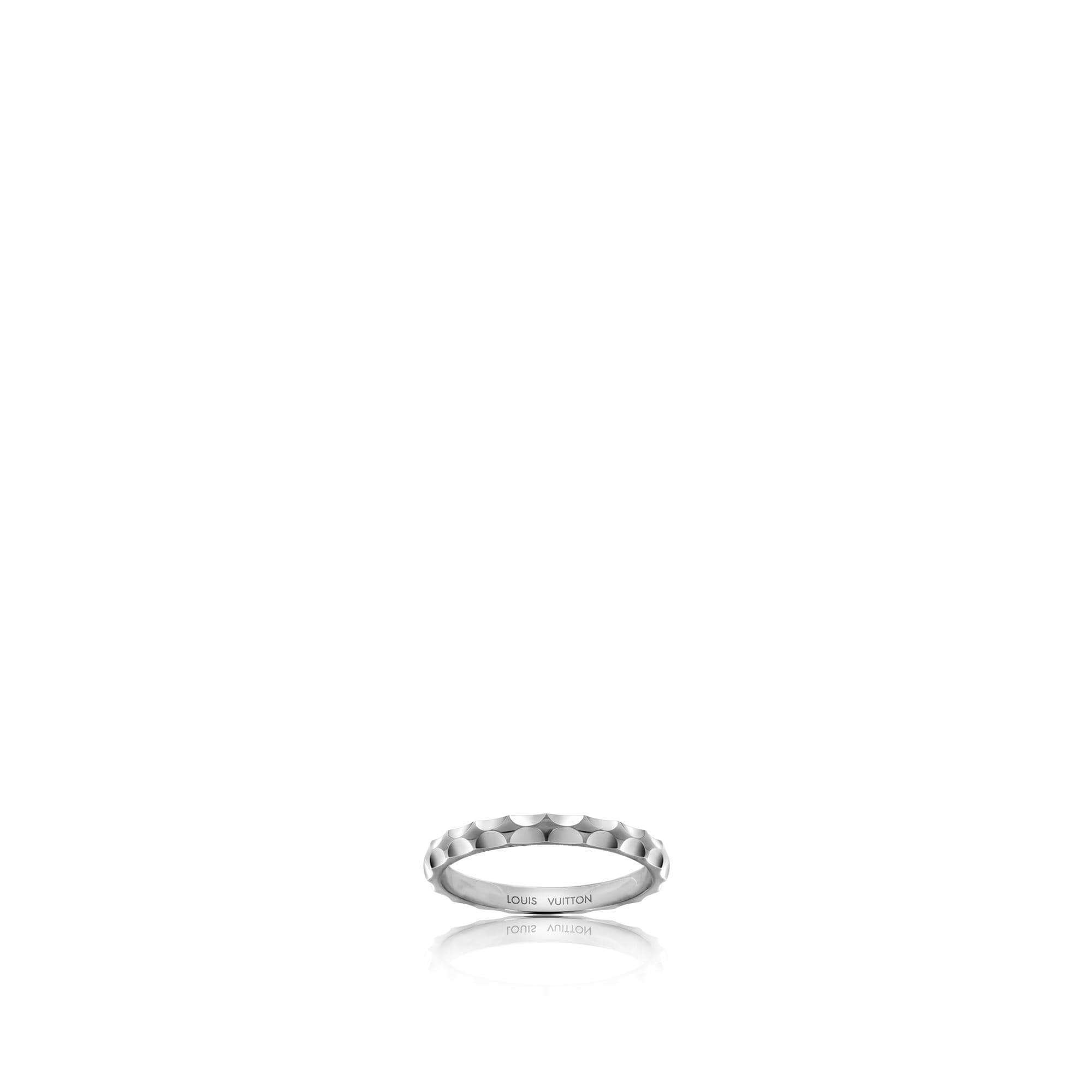Monogram Infini wedding band, white gold  in Jewelry