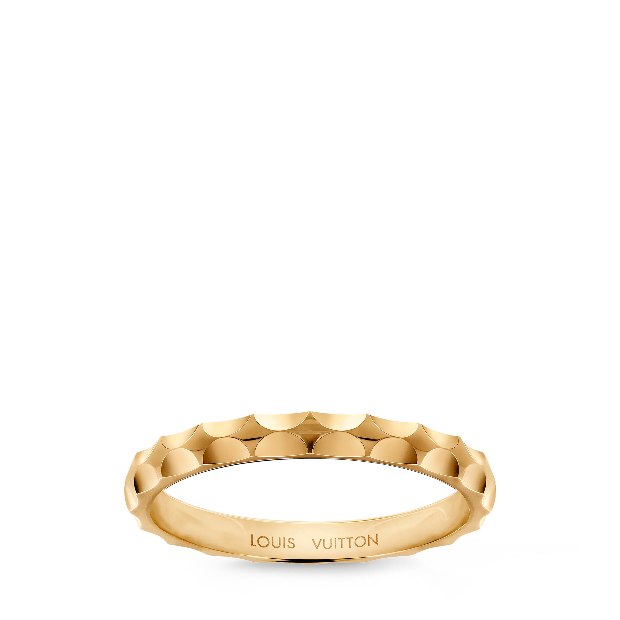 Monogram Infini wedding band, yellow gold  in Jewelry
