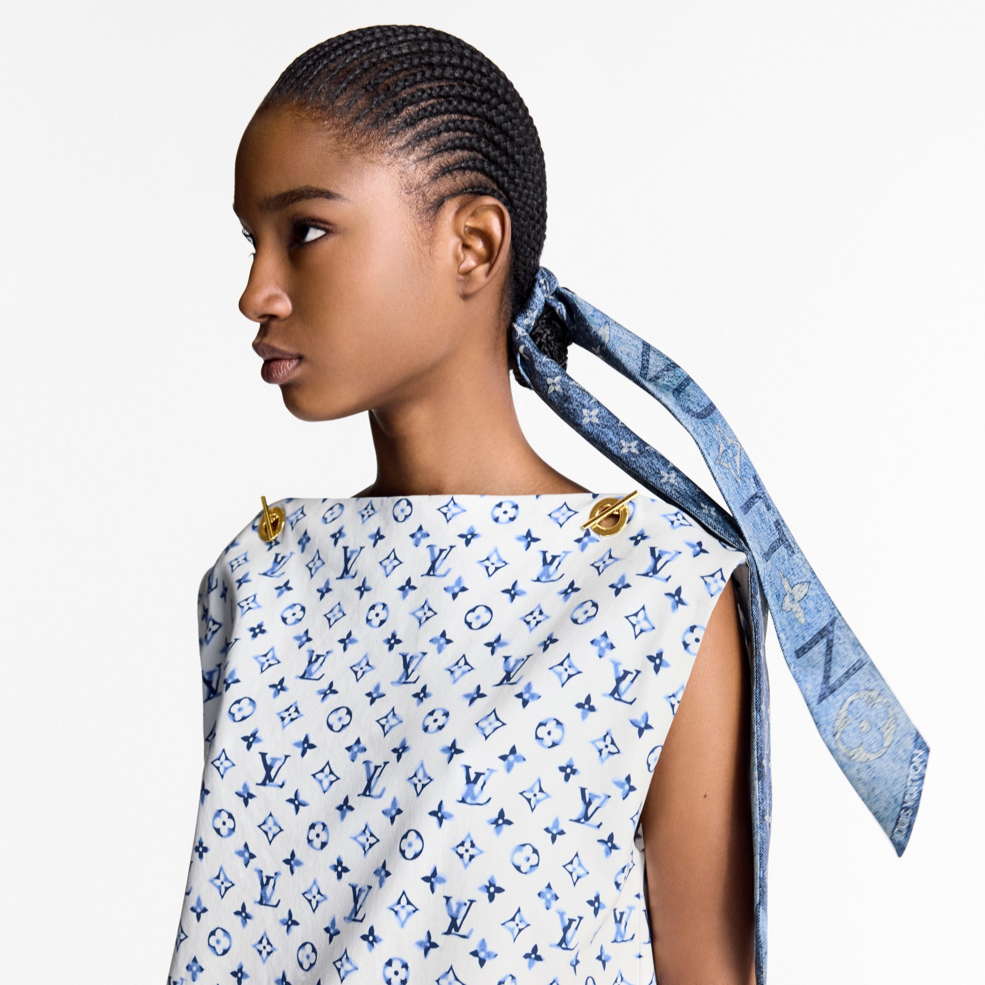 Monogram Infinity Denim  BB Bandeau S00 in Women