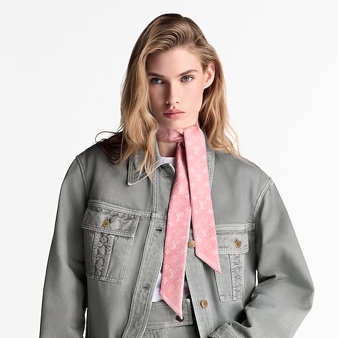 Monogram Infinity Denim BB Bandeau S00 in Women's Accessories Silk Squares and Bandeaus collections by Louis Vuitton (Product zoom)