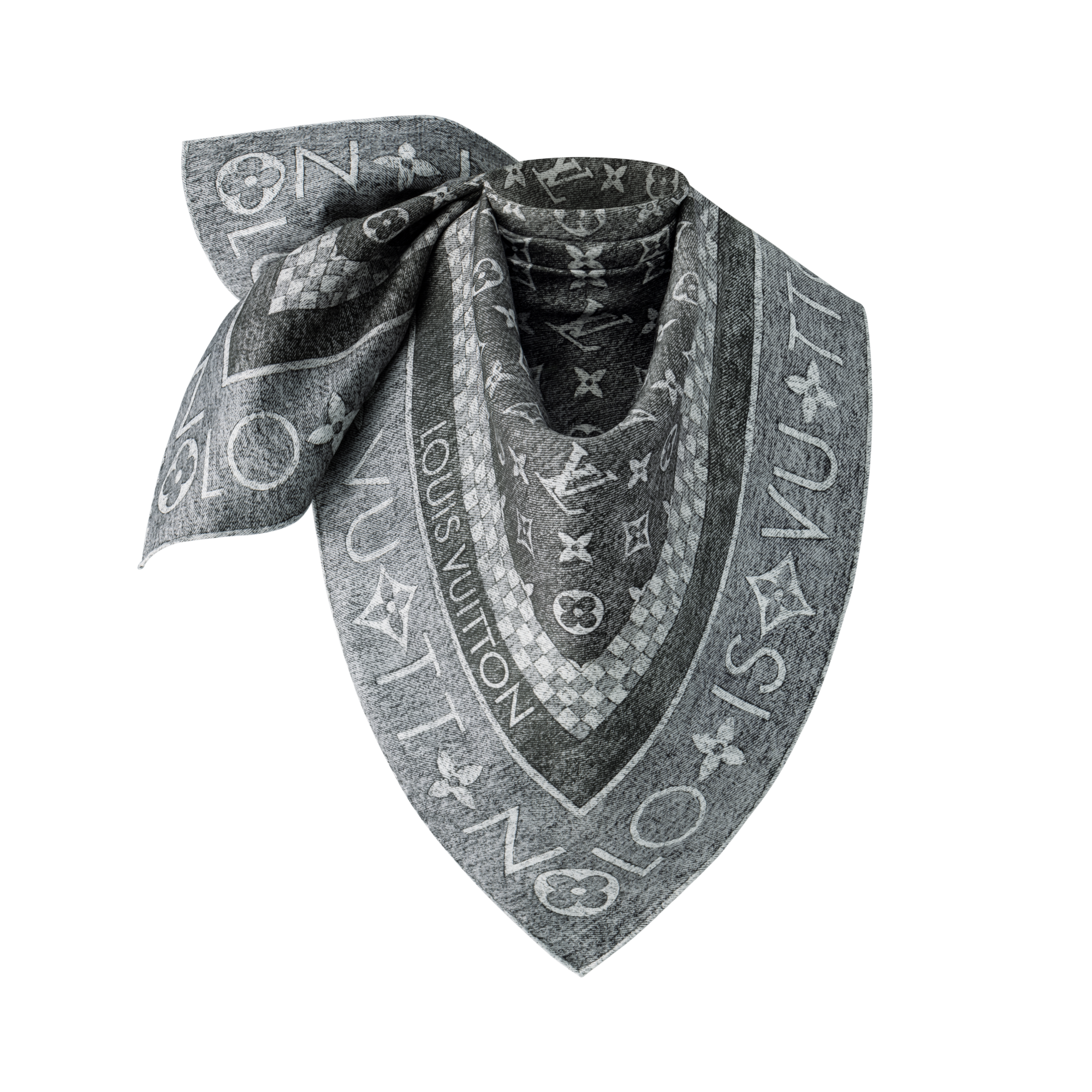 Monogram Infinity Denim Square 90 S00 in Women