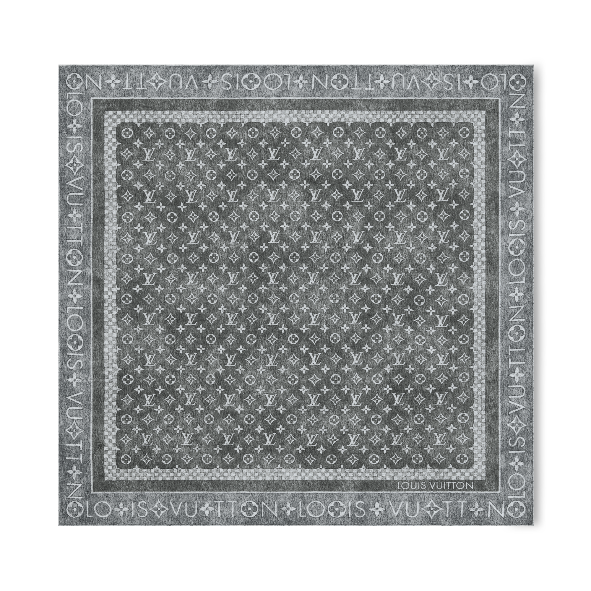 Monogram Infinity Denim Square 90 S00 in Women