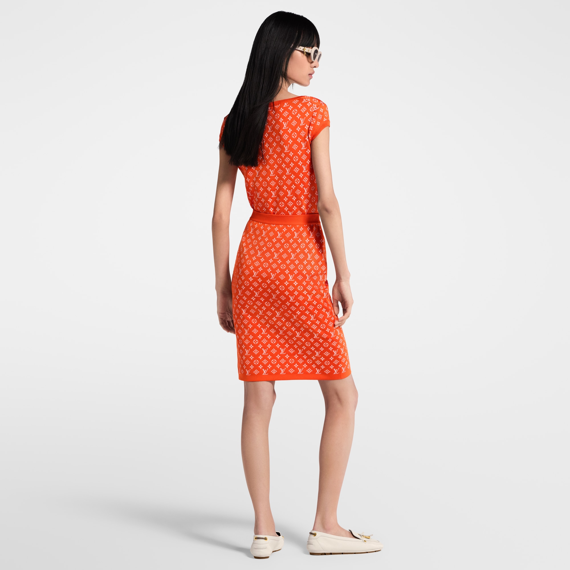 Monogram Jacquard Knit Skirt  in Women