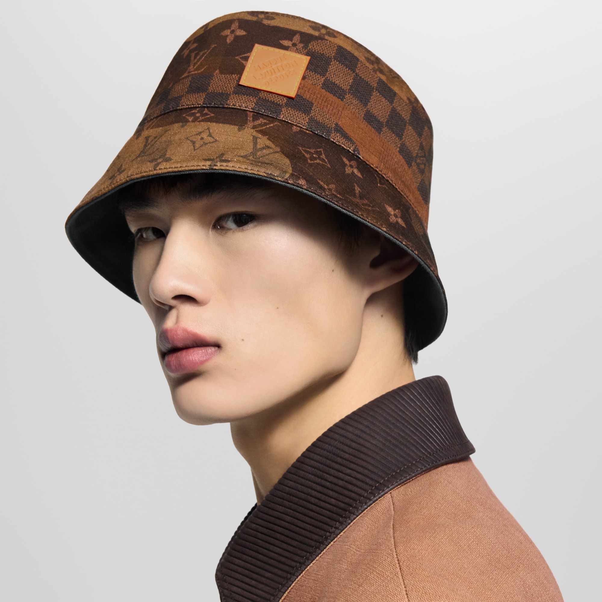 Monogram Landscape Reversible Bucket Hat S00 in Men