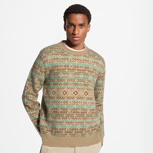 Monogram Long-Sleeved Crewneck in Men's Ready-to-Wear All Ready-to-Wear collections by Louis Vuitton (Product zoom)