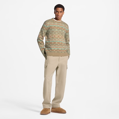 Monogram Long-Sleeved Crewneck in Men's Ready-to-Wear All Ready-to-Wear collections by Louis Vuitton (Product zoom)