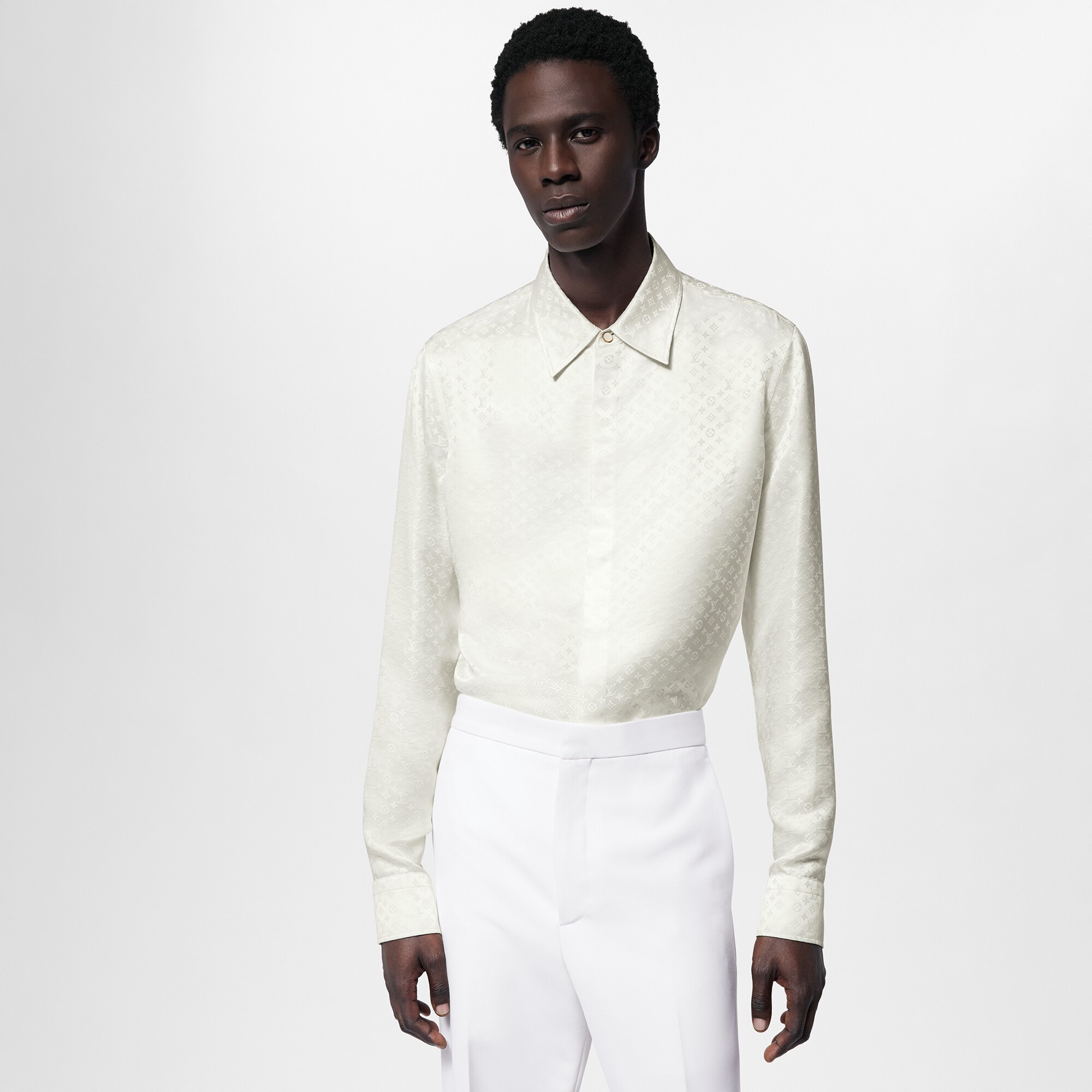 louis vuitton sheer shirt