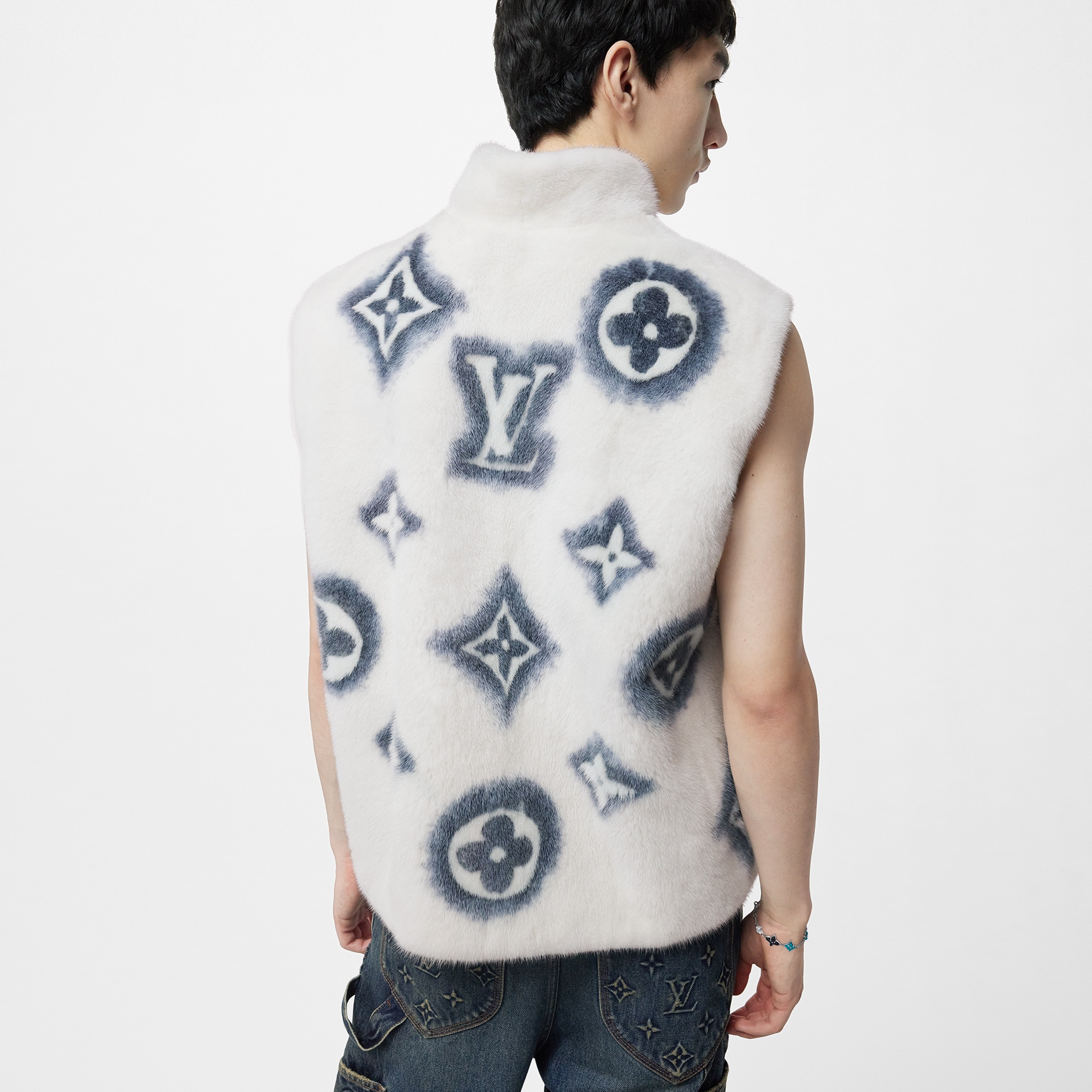 Monogram Mink Gilet  in Men