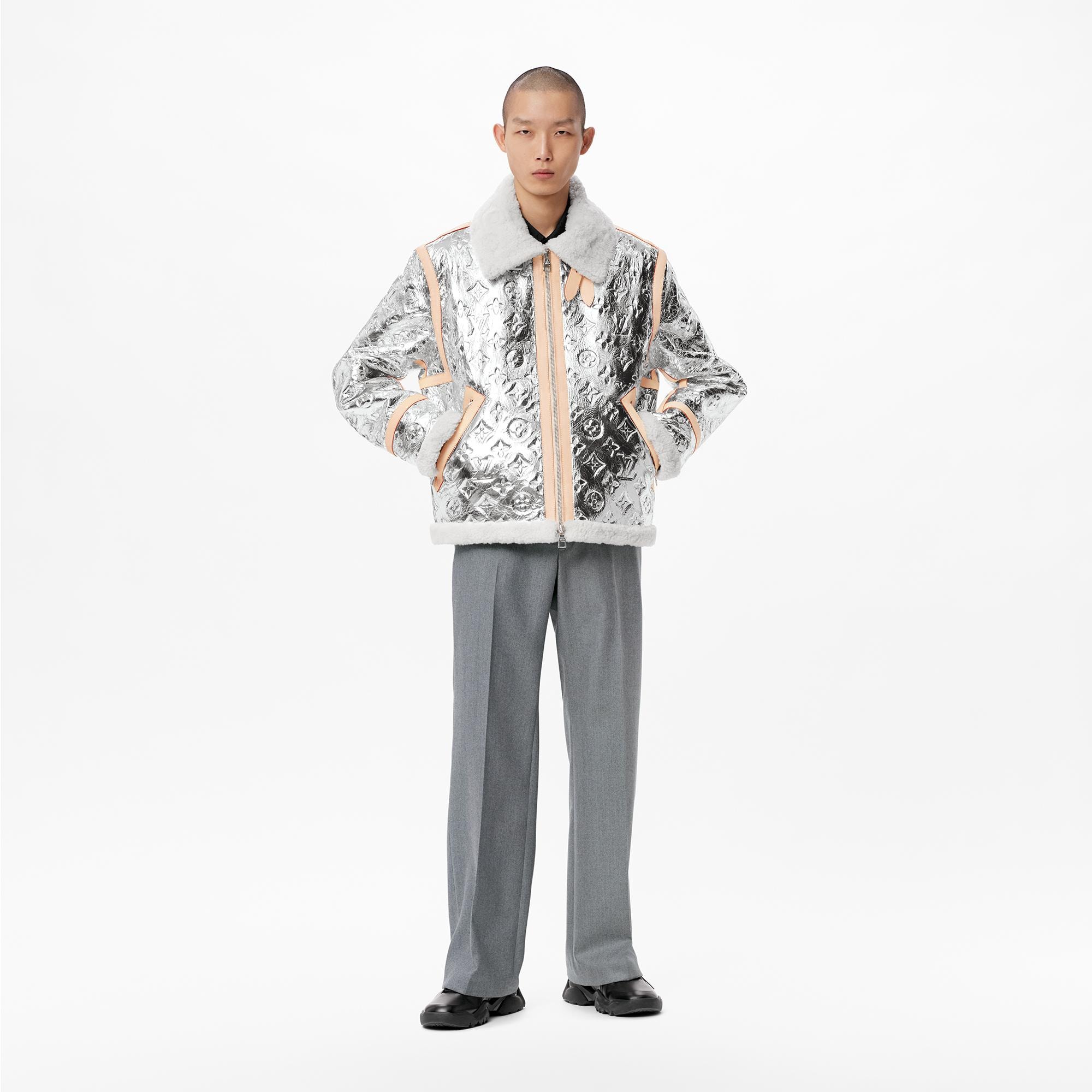 louis vuitton shearling jacket