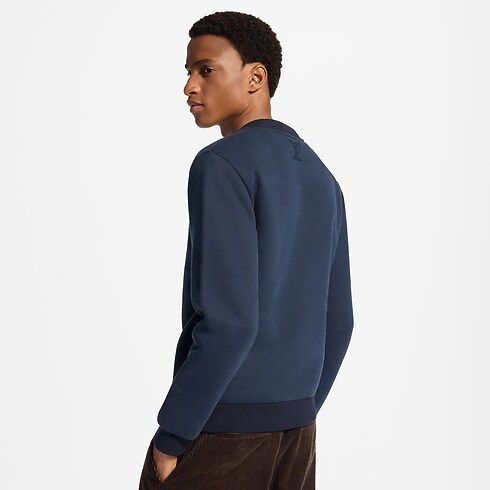 Monogram Needle-Punched Crewneck in Men's Ready-to-Wear All Ready-to-Wear collections by Louis Vuitton (Product zoom)