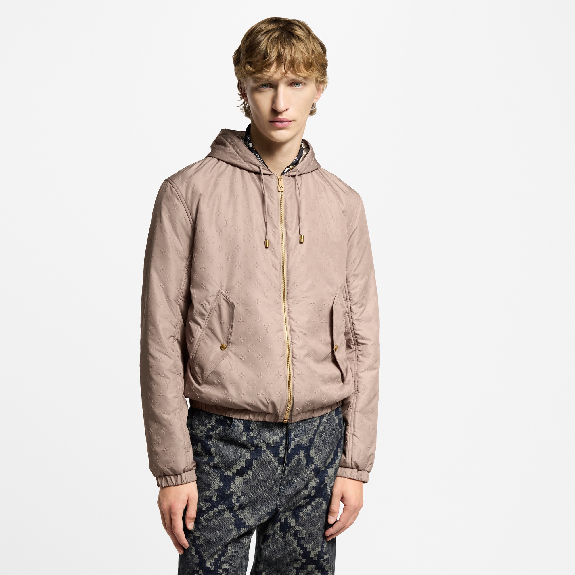 Monogram Padded Windbreaker  in Men