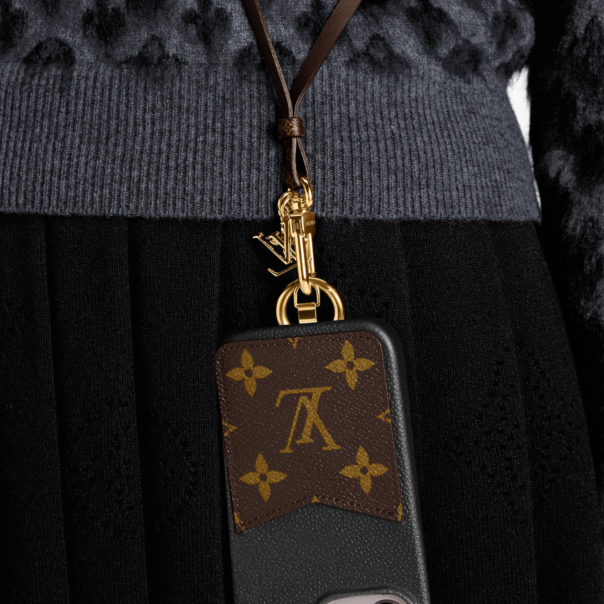 Monogram Phone Strap S00 in Women