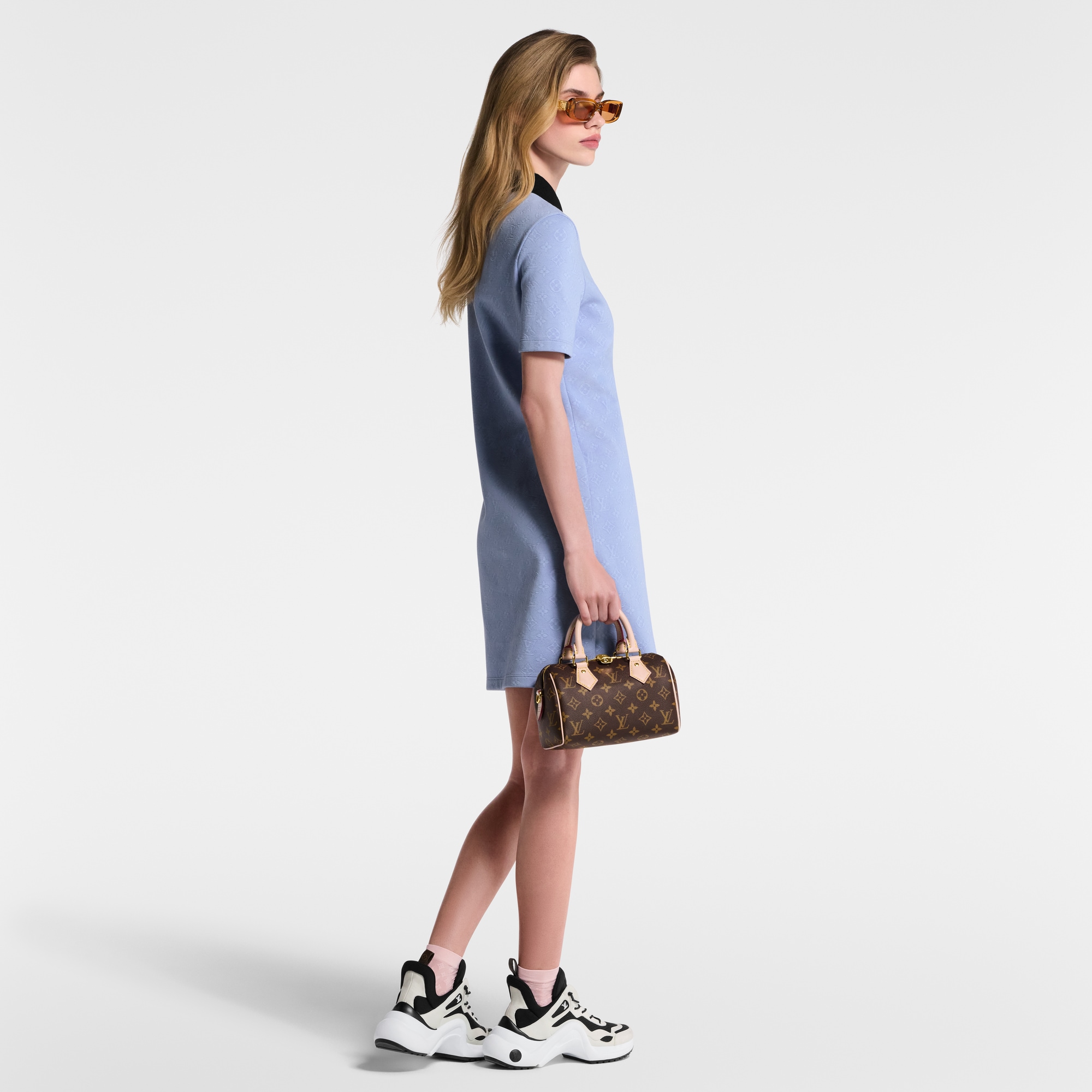 Monogram Piqué Polo Dress  in Women