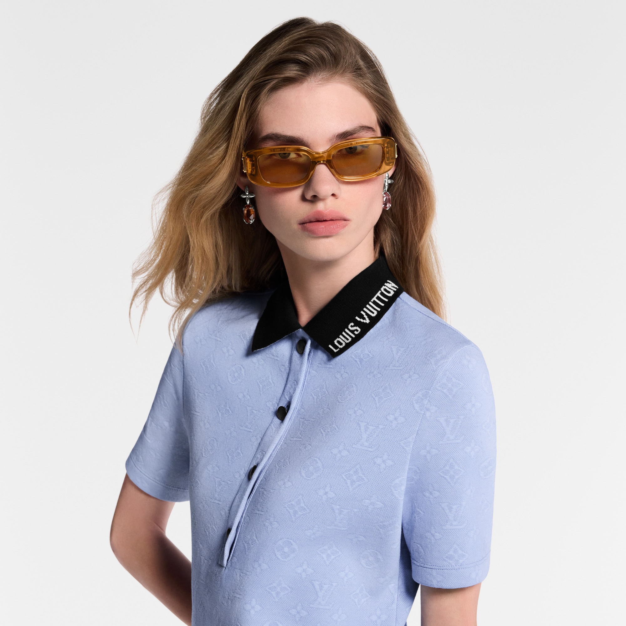 Monogram Piqué Polo Dress  in Women