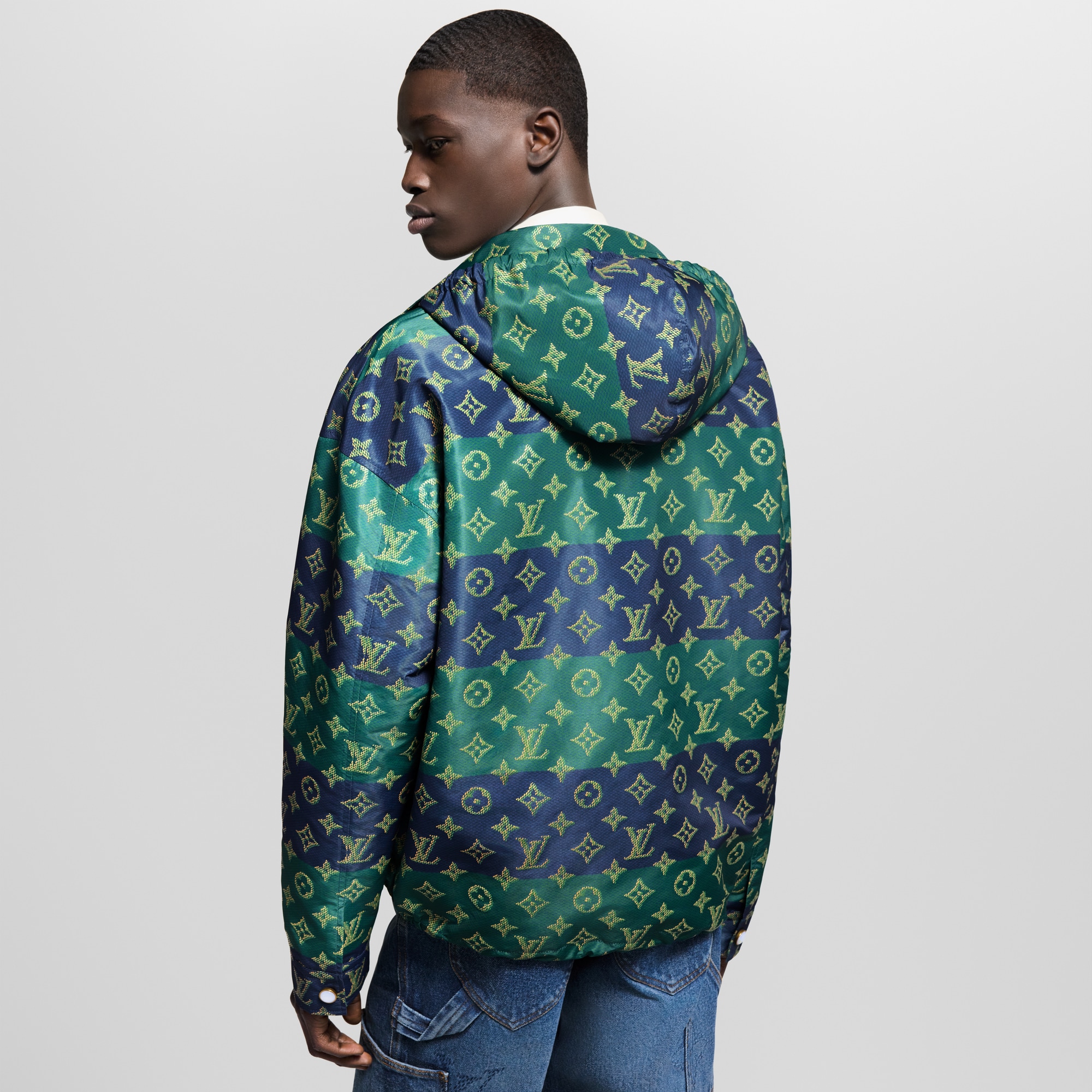 Monogram Printed Coach Jacket  in Men