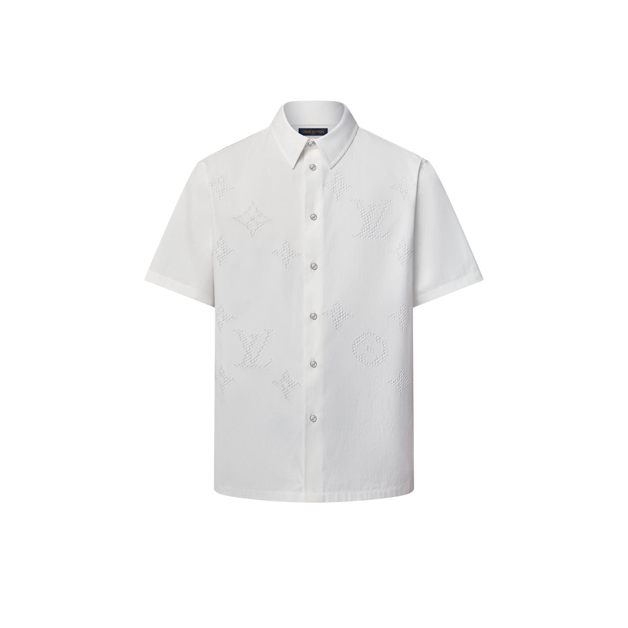 Monogram Printed Short-Sleeved Shirt  in Men