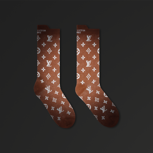 Monogram Reflective Socks S00 in Men's Accessories Hats, Beanies and Socks collections by Louis Vuitton