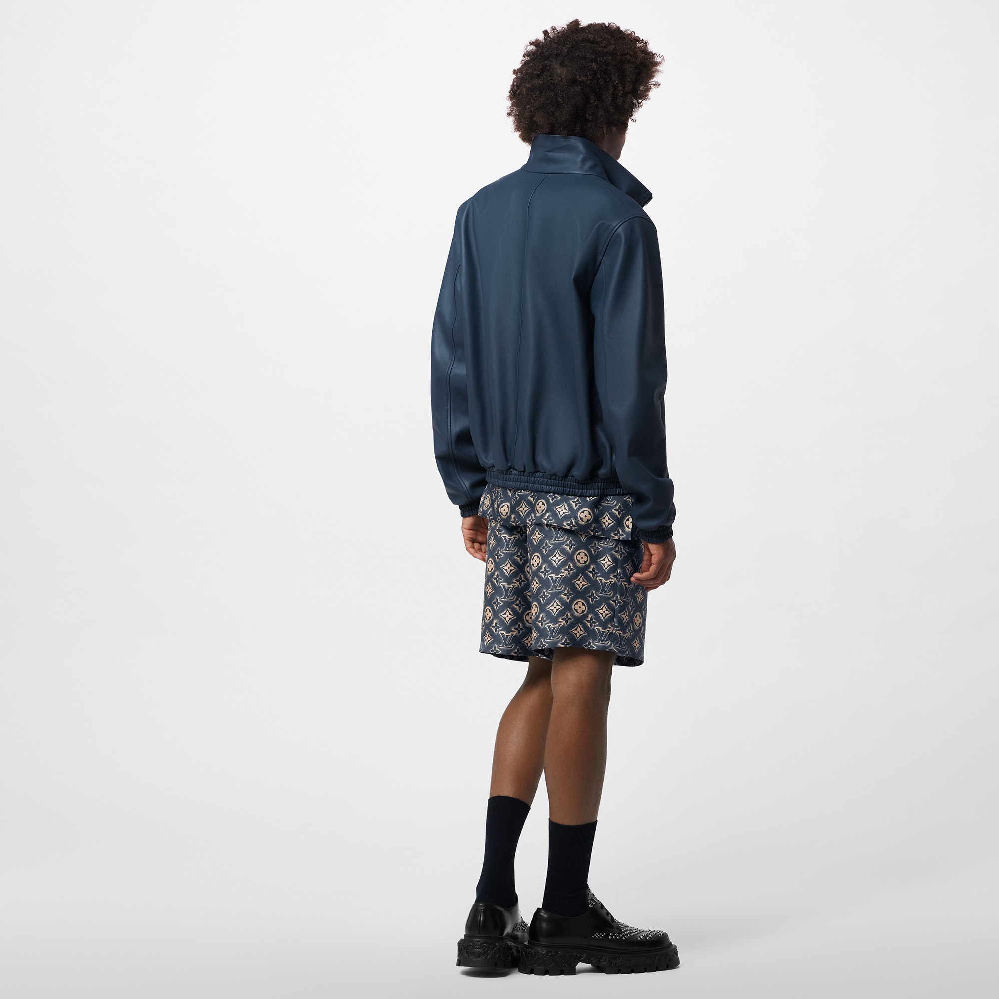 Monogram Reversible Leather Mix Blouson  in Men