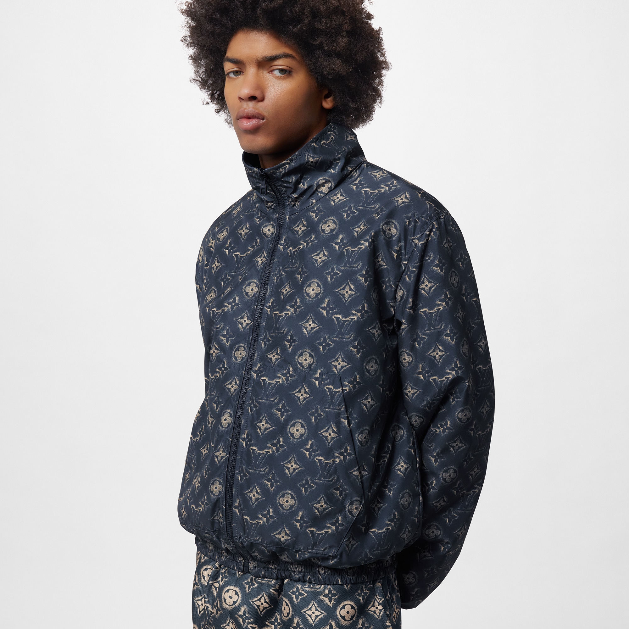 Monogram Reversible Leather Mix Blouson  in Men