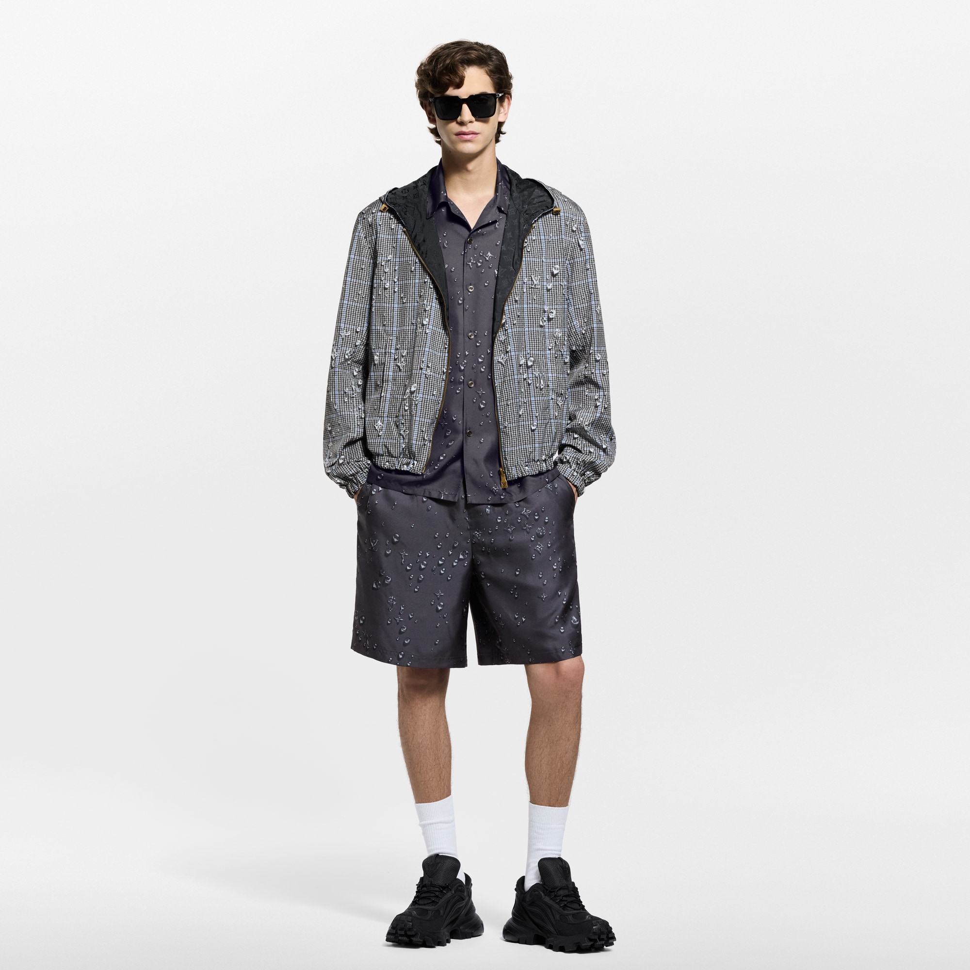 Monogram Reversible Windbreaker  in Men