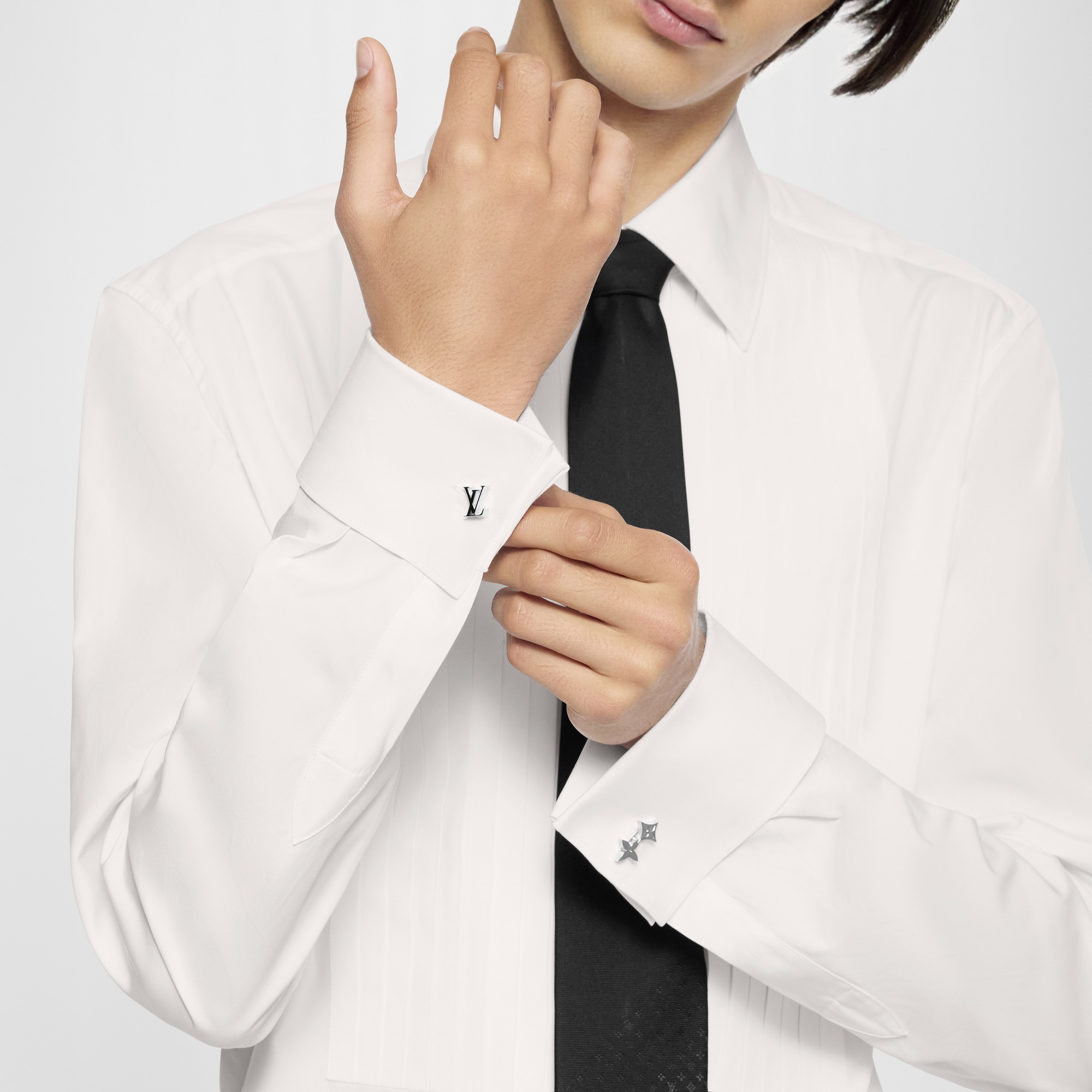 Monogram Row Cufflinks S00 in Men