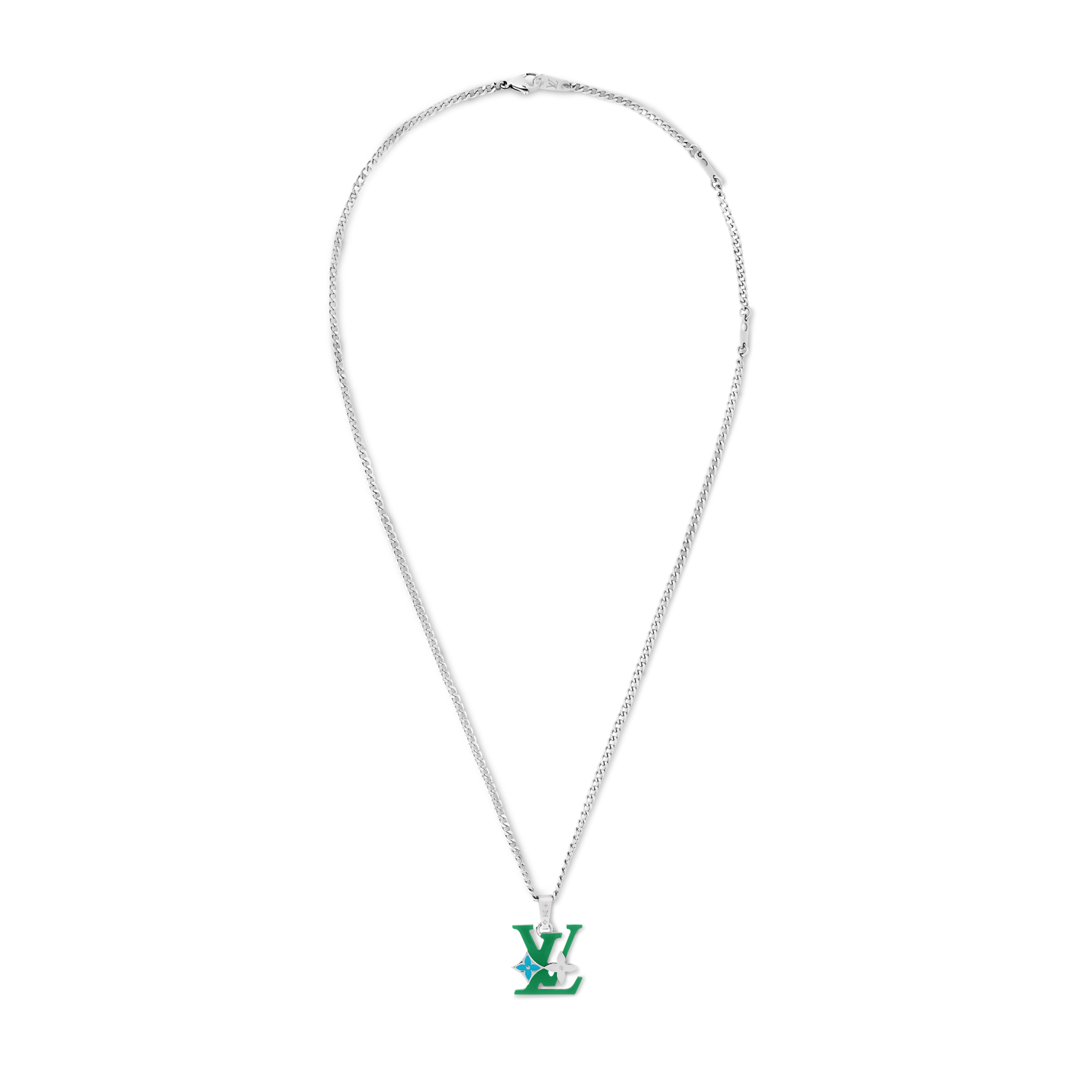 Monogram Row Pendant S00 in Men