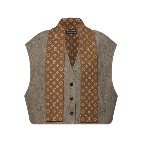 Monogram Scarf Gilet in Women's Ready to Wear Coats and Jackets collections by Louis Vuitton (Product zoom)