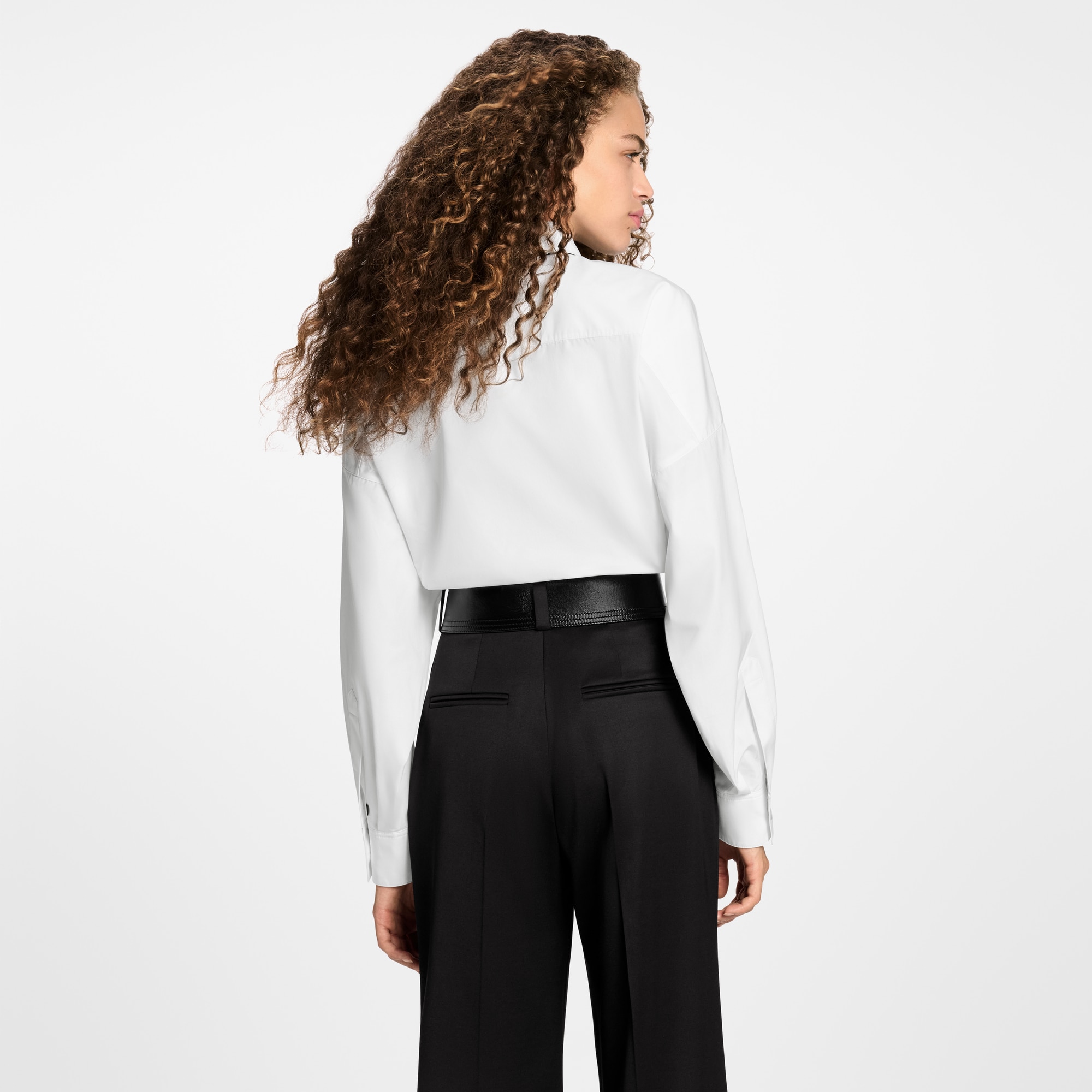 Monogram Scarf Shirt  in Women