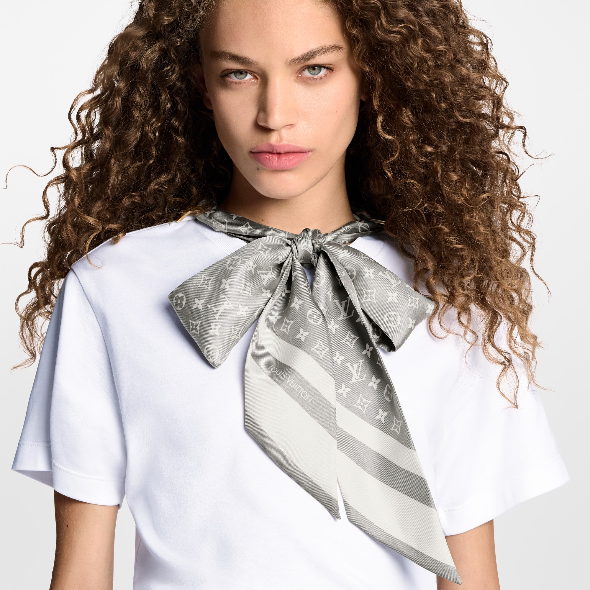 Monogram Scarf T-Shirt  in Women