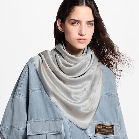 Monogram Shine Shawl S00 in Women's Accessories Shawls collections by Louis Vuitton (Product zoom)