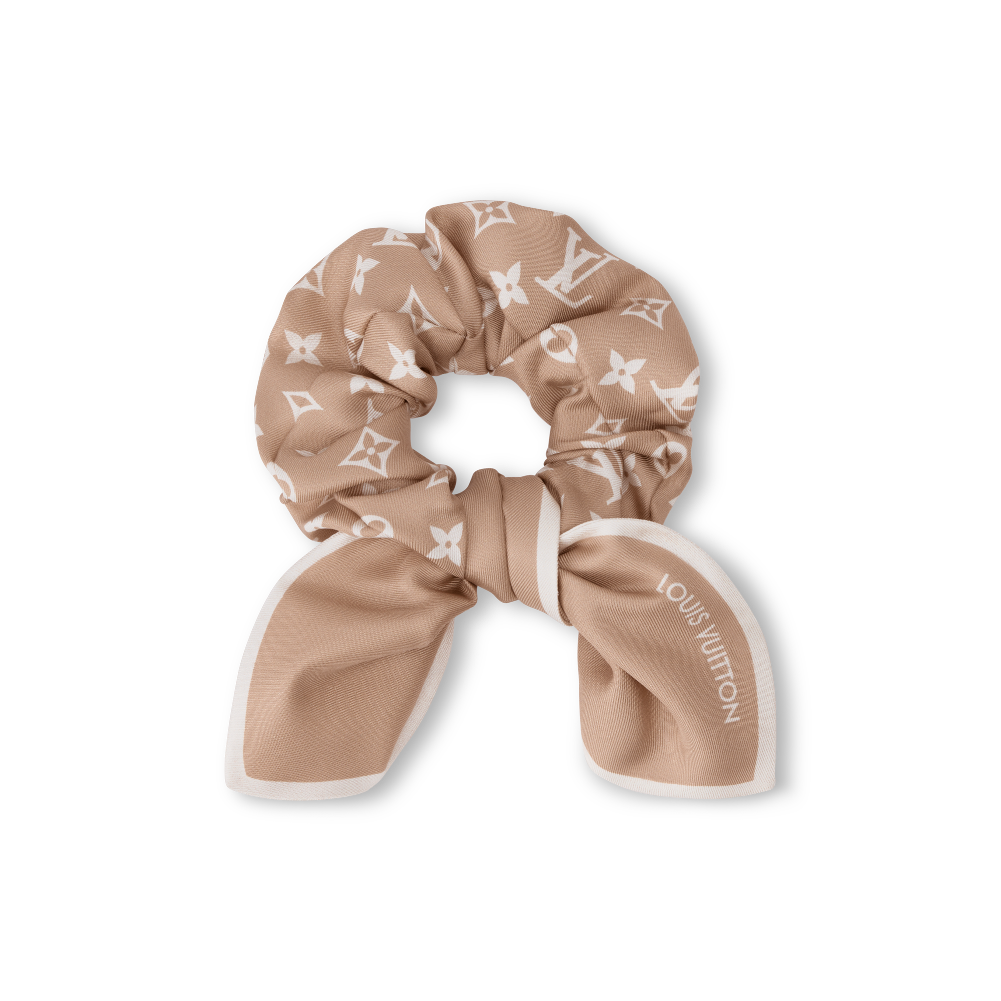 Louis Vuitton Translucent Beige Logo Square Hair Tie Set Flower And Straps Square 90 S00 - Women - Accessories  main image 3