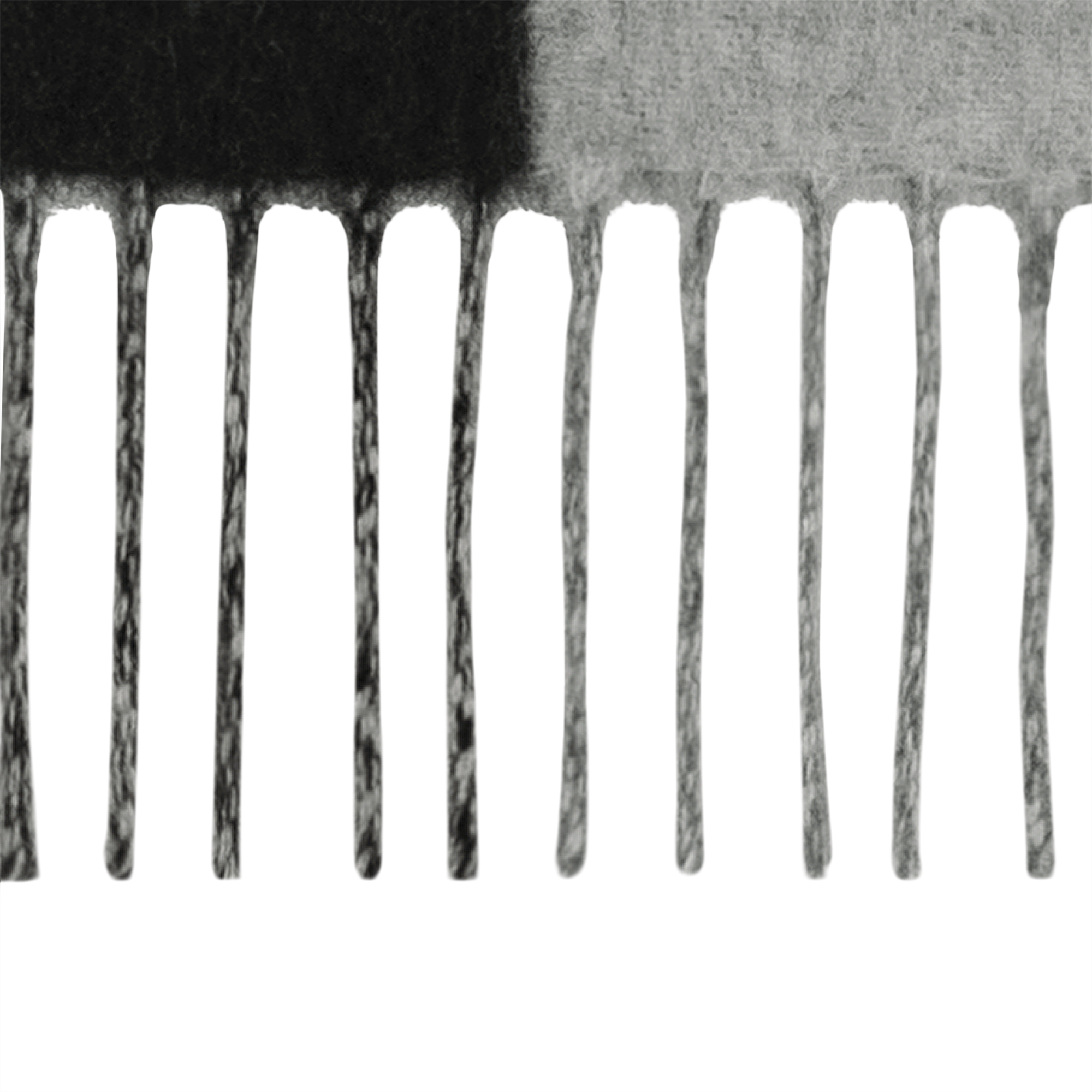 Monogram Split Scarf S00 in Men