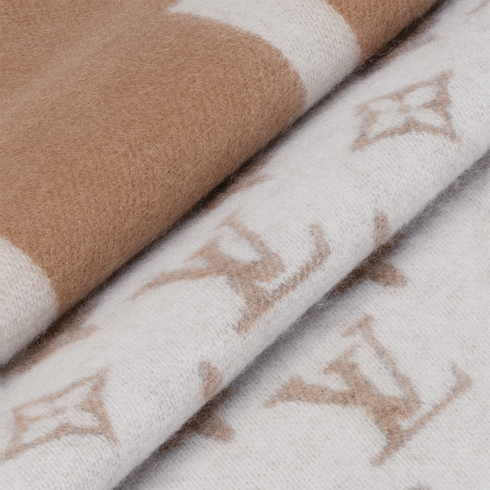 Monogram Split Scarf S00 in Men