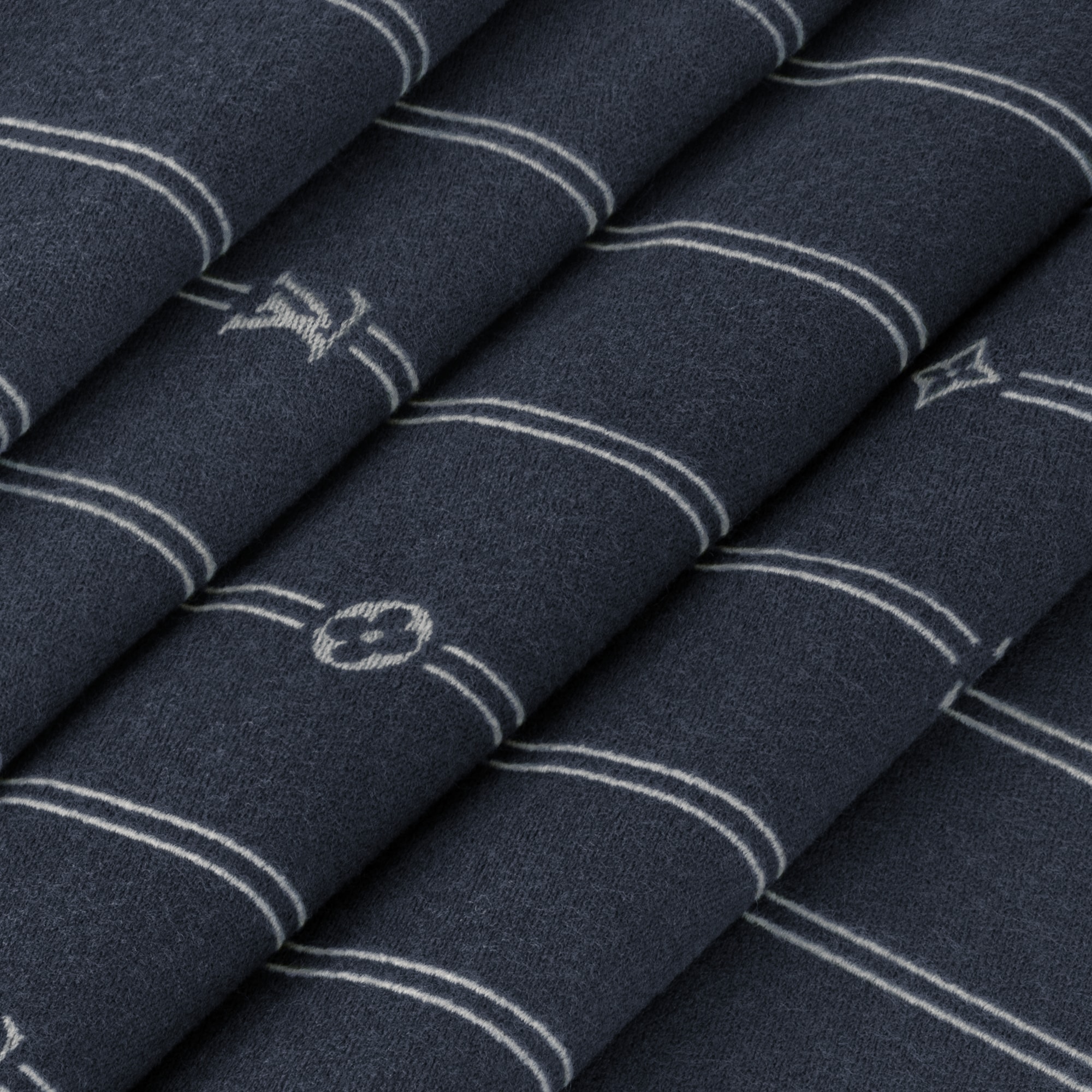 Monogram Stripes Scarf S00 in Men