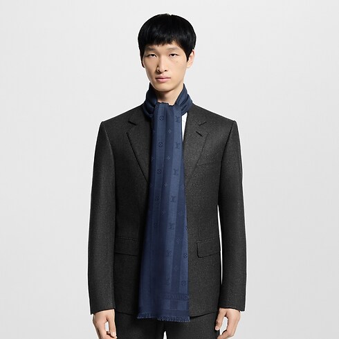 Monogram Stripy Stole S00 in Men's Accessories Scarves collections by Louis Vuitton (Product zoom)
