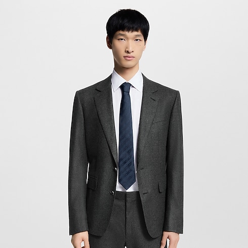 Monogram Stripy Tie S00 in Men's Accessories Ties and Pocket Squares collections by Louis Vuitton (Product zoom)