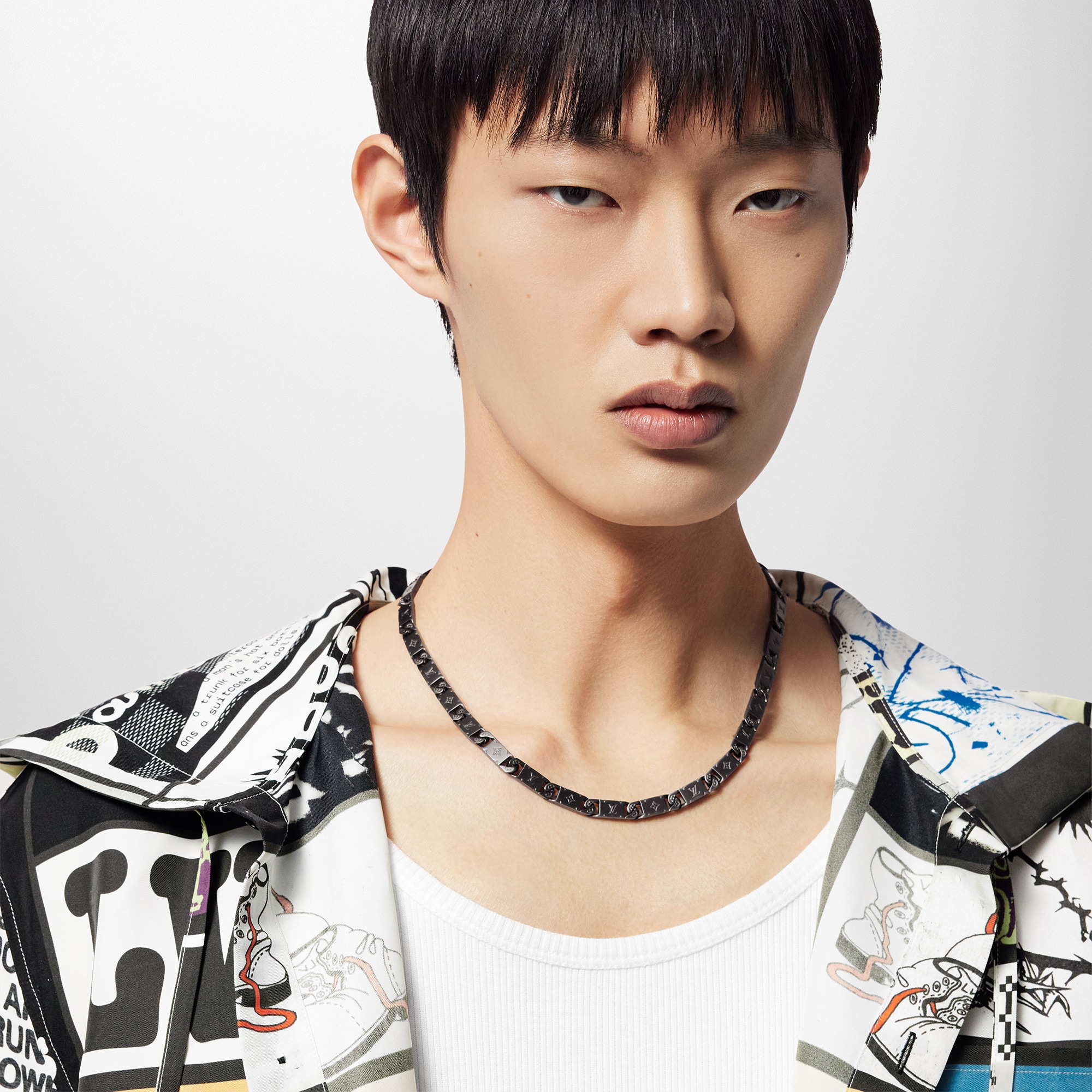 Monogram Tied Up Necklace S00 in Men