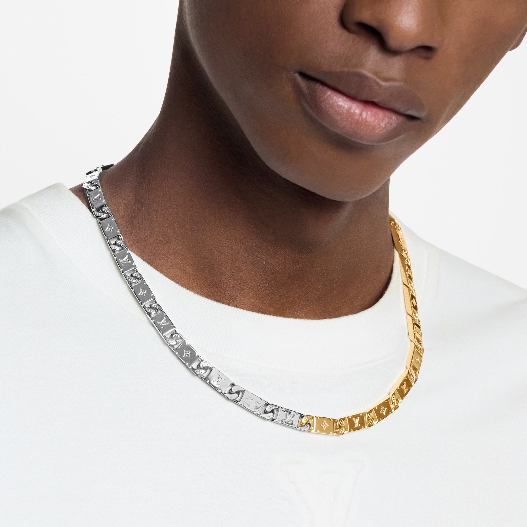 Monogram Tied Up Necklace S00 in Men