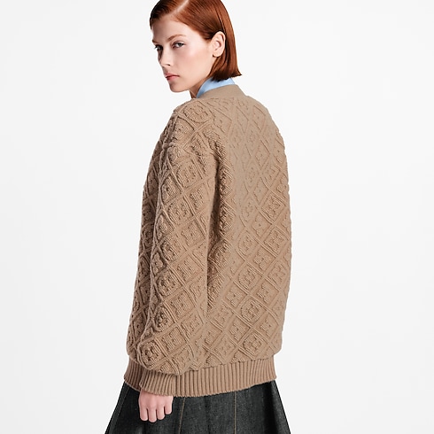Monogram Toweling Cardigan in Women's Ready to Wear Knitwear collections by Louis Vuitton (Product zoom)
