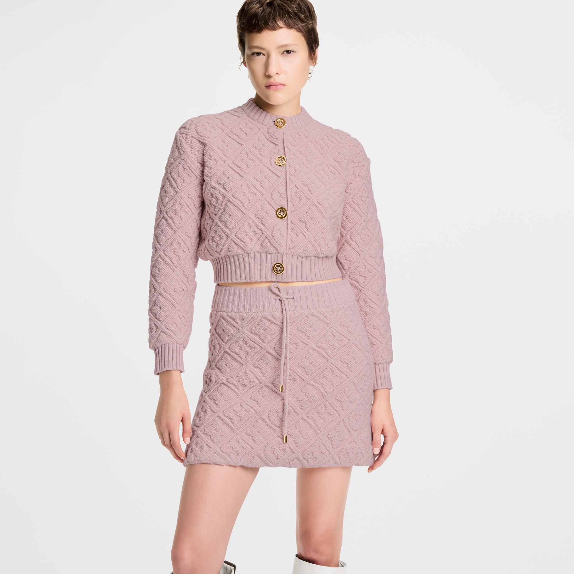 Monogram Toweling Mini Skirt  in Women