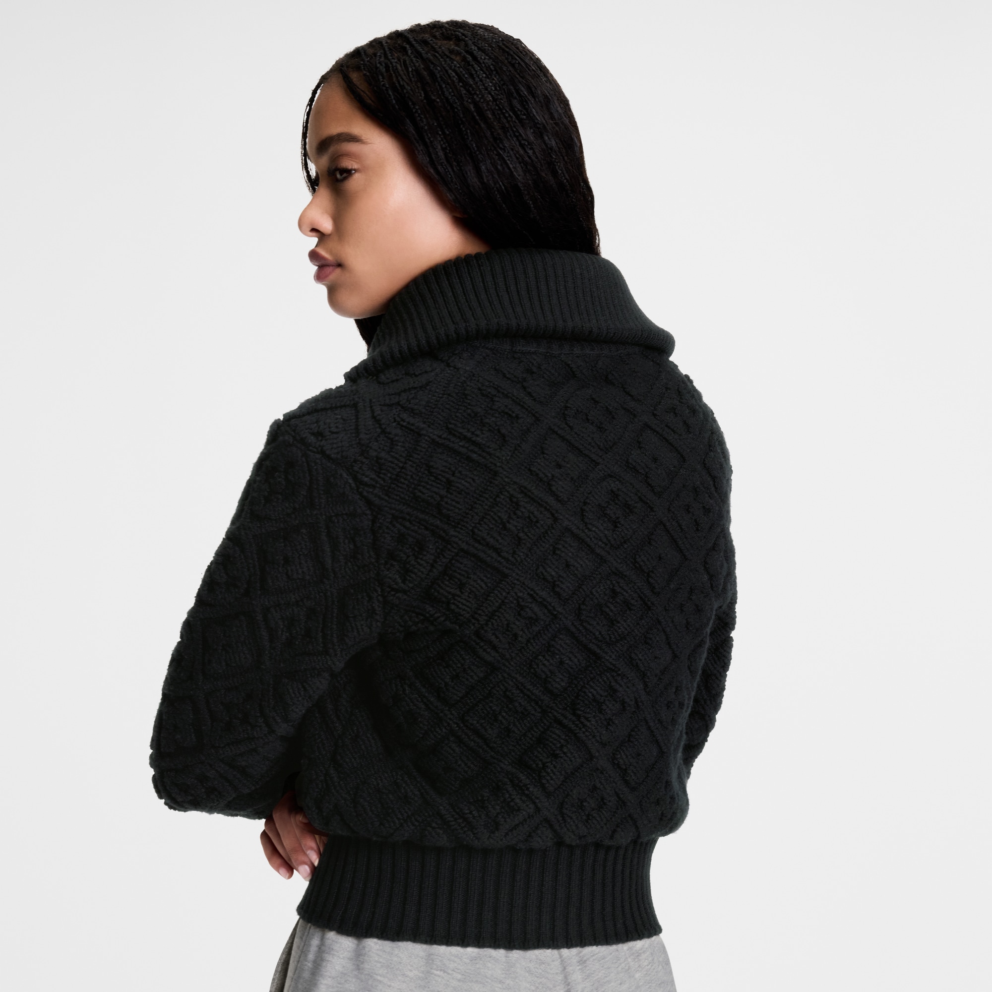 Monogram Toweling Zip-Up Jacket  in Women