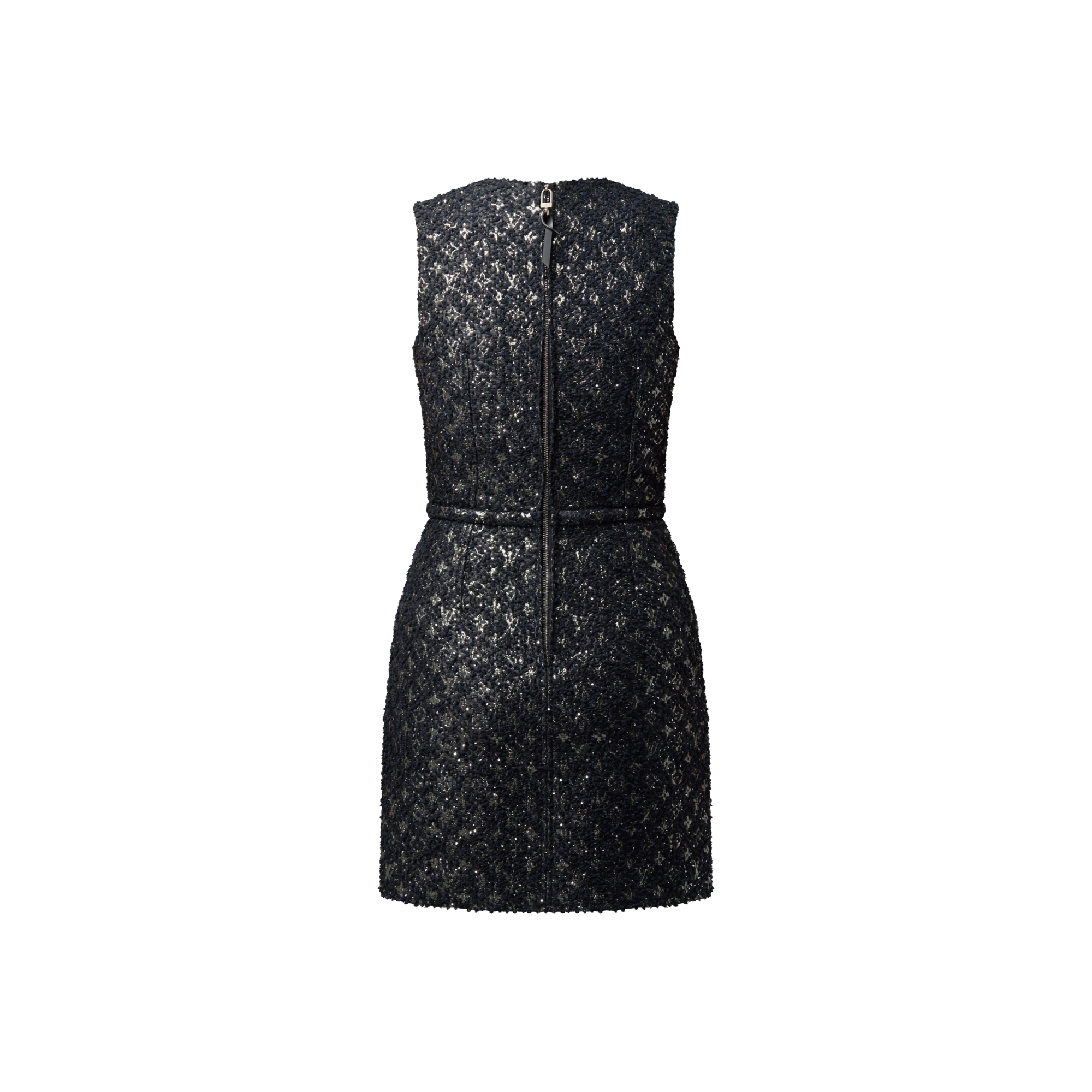 Monogram Tweed Fitted Dress  in Women